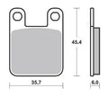 Pastillas de Freno para Aprilia RS 50, Peugeot Speedfight 50/100