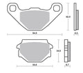 Pastillas de Freno para Kymco Agility City 125