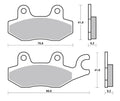 Pastillas de Freno para Kymco Dink/SuperDink/Movie 125
