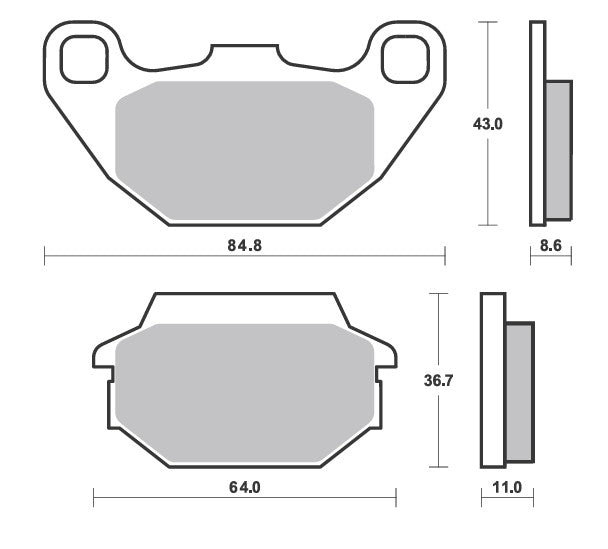 Pastillas de Freno para Kymco Agility / People 50