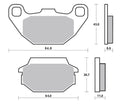 Pastillas de Freno para Kymco Agility / People 50