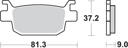 "Pastillas de freno traseras SBS para Honda PCX 125" (2025)