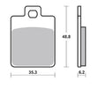 Pastillas de Freno para Sym Symphony 125/150 - Piaggio Liberty 50/125