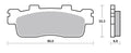 Pastillas de Freno para Kymco Dink 125 / SuperDink 125
