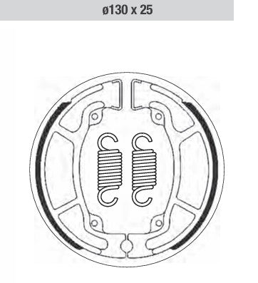 "Mordazas de freno traseras SBS para Honda PCX 125" (2009-2020)