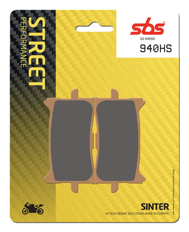 "Pastillas de freno delanteras SBS para Honda CBR 650R" (2019-2026)