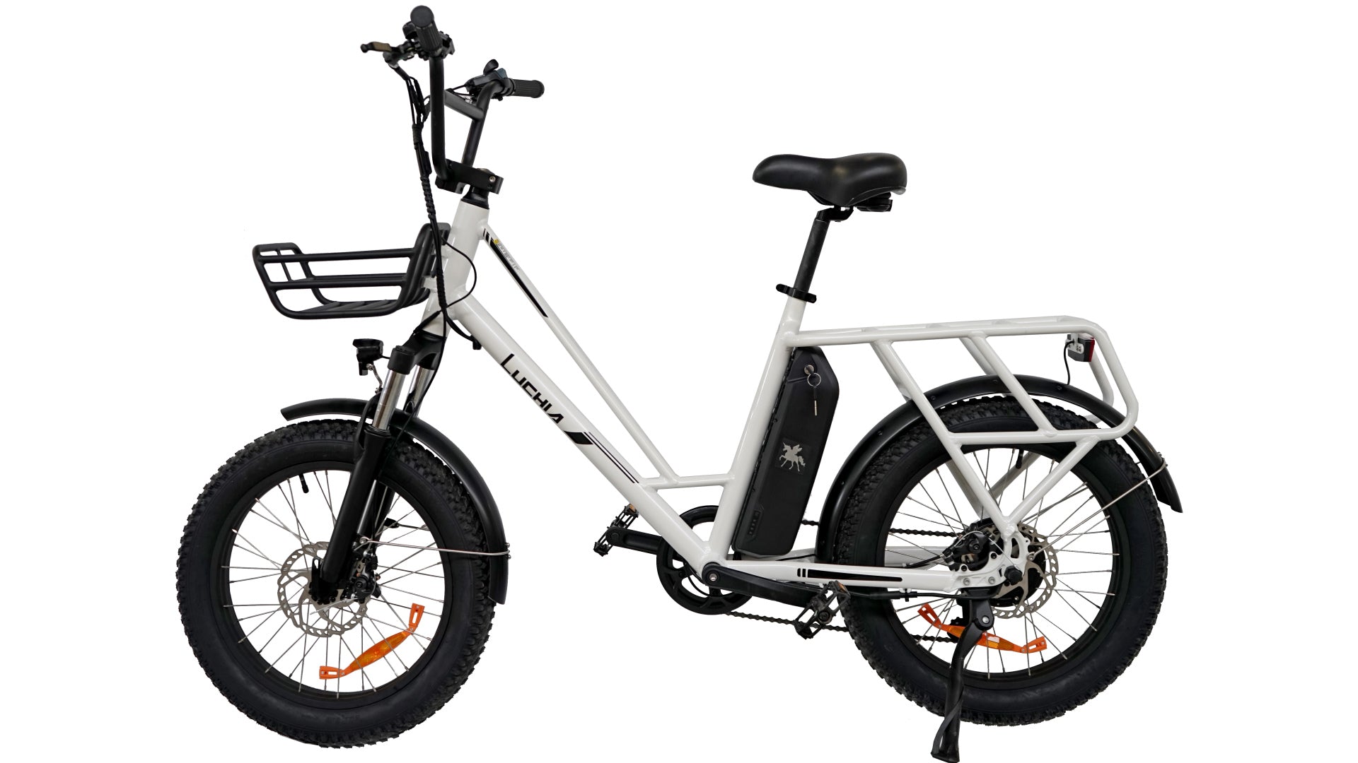 Bicicleta Eléctrica Luchia Modelo Tauro Color Blanco