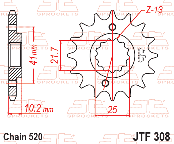 Kit Cadena Yamaha XTZ 660 2004-2015